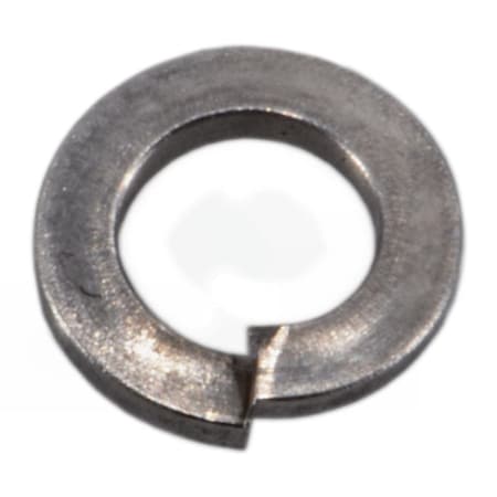 Midwest Fastener Split Lock Washer, For Screw Size 4 mm 18-8 Stainless Steel, Plain Finish, 50 PK 38962